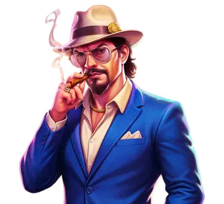 7Gold Casino brand character in a blue suit