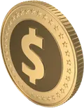 Gold level coin